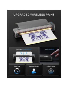 Impresora de Plantillas de Tatuaje RHEIN T106 Inalámbrica 2500mAh 2
