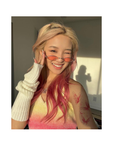 Tatuajes Temporales Mariposa DIVAWOO 21 Hojas Impermeables