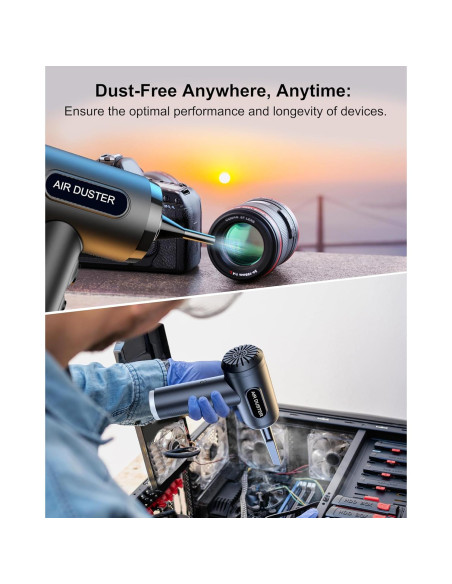 Soplador de Aire Comprimido LIHAN VC018 Inalámbrico 3 Velocidades