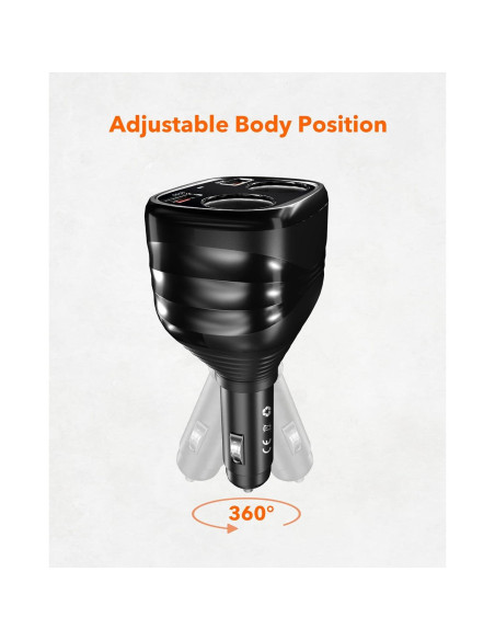 Cargador USB Doble WOLFBOX para Coche G840S G850 G900