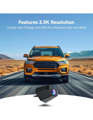 Cámara Trasera WOLFBOX G900 Tripro Bumper 2.5K HDR Impermeable