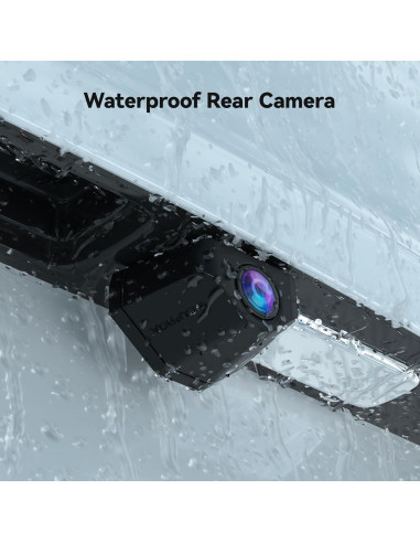 Cámara Trasera WOLFBOX G900 Tripro Bumper 2.5K HDR Impermeable