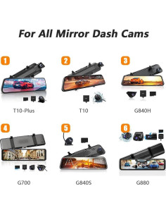 Correas de Montaje para Cámara de Espejo WOLFBOX - Ajuste Universal 2