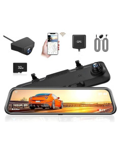 Cámara de Tablero WOLFBOX G840H + Cable de 10m para Reversa