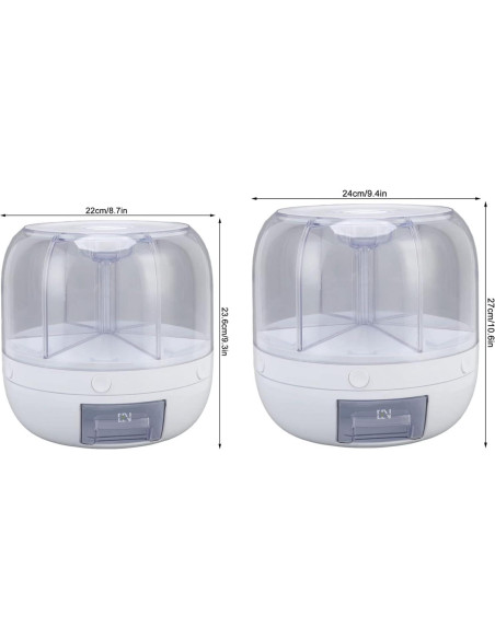 Dispensador de Granos Gavigain 6 Compartimentos 360 25.4 cm