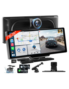 Pantalla 10.26" Wireless Carplay TECXERLLON con Doble Cámara