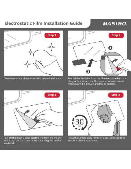 Almohadilla Adhesiva Doble Cara 3M MASIGO para Cámara de Tablero