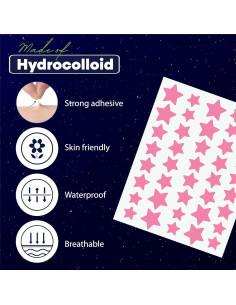 Parche para Granos Estrella Star - Hidrocoloide 40 Unidades 2