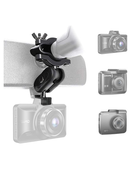 Soporte para cámara de tablero AZDOME MMH01, ajustable 360