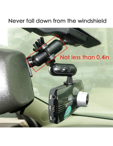 Soporte Universal para Cámara de Salpicadero MvToe con 16 Juntas