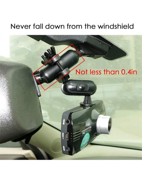 Soporte Universal para Cámara de Salpicadero MvToe con 16 Juntas