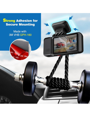 Paquete de 4 Almohadillas Adhesivas 3M VHB para Soporte de Cámara