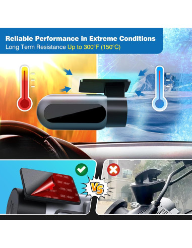 Paquete de 4 Almohadillas Adhesivas 3M VHB para Soporte de Cámara