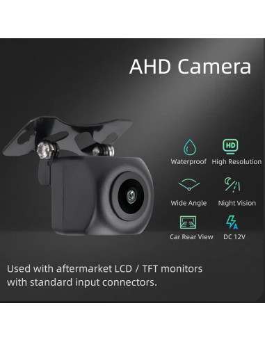 Cámara de Respaldo AHD 1080P Epronic para Carplay 9-10"