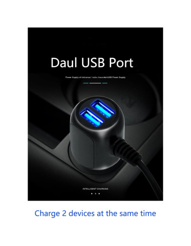 Adaptador Cargador de Coche Mini USB Ruijinshi 3.38m Compatible Rexing