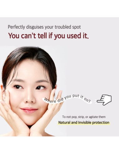 Parche Hidrocoloide para Acné Mixsoon - 84 Parches Invisibles