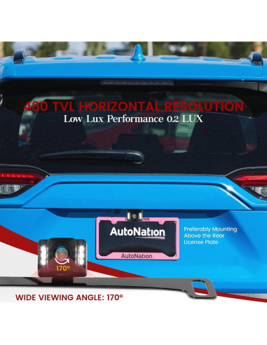 Cámara de Respaldo Inalámbrica Pyle PLCM4590WIR con Monitor LCD 4.3"