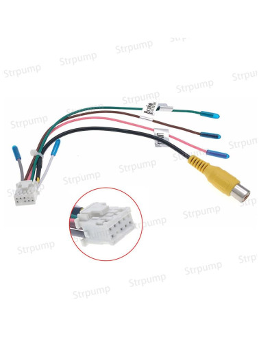 Adaptador de entrada de cámara trasera Strpump 16 pines