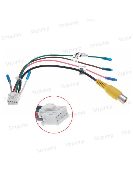 Adaptador de entrada de cámara trasera Strpump 16 pines