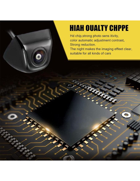 Cámara de Retroceso Yumfugu YUMSXT1000BL, HD 170 IP68