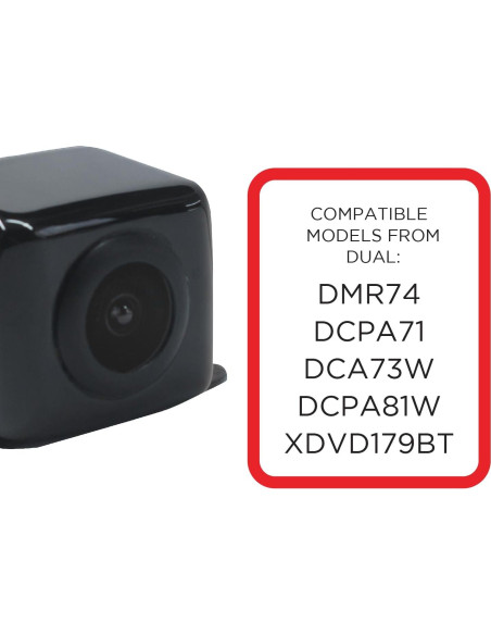 Cámara de Respaldo Dual XCAM150 para Auto - Alta Definición IP67