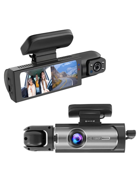 Cámara Dashcam Delantera e Interior HD Hannahcos 1080P