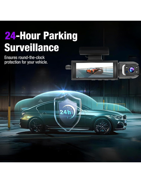 Cámara Dashcam Delantera e Interior HD Hannahcos 1080P