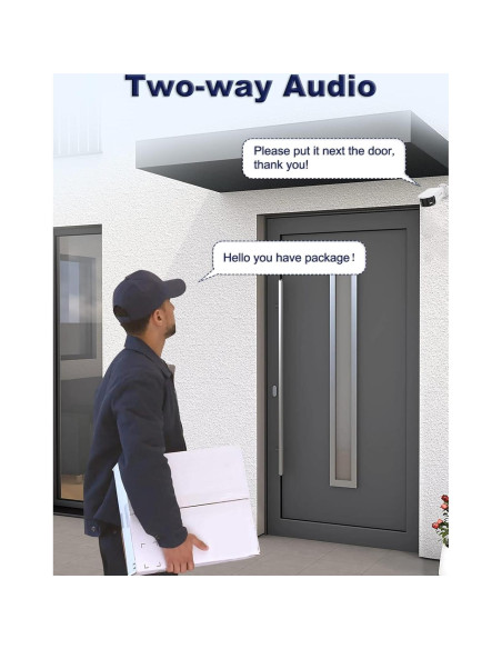 Cámara de Seguridad Anpviz 4K PoE Doble Lente 180 IP67