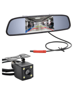 Monitor de Espejo TFT LCD 4.3" VS-M4301 con Cámara de Reversa