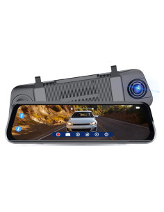 Cámara de Espejo SYLVANIA 1080p con Cámara de Respaldo 340