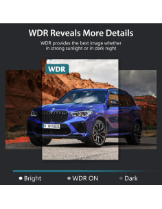 Cámara de Espejo Dash Cam VAOYAO 2K Full HD con Tarjeta 64GB 2