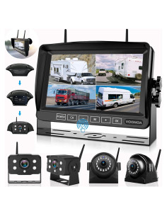 Sistema de Cámara Inalámbrica VOONOA 1080P para RV con Monitor 7"