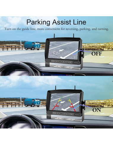 Sistema de Cámara Inalámbrica VOONOA 1080P para RV con Monitor 7"