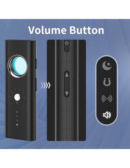 Detector de Cámaras Ocultas VERIVOXIA R35 - Antiespionaje Portátil