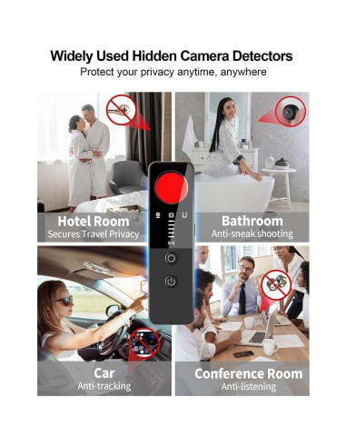 Detector de Cámaras Ocultas y Bugs CountureMode G007 - RF, GPS