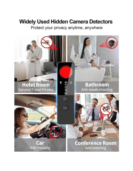 Detector de Cámaras Ocultas y Bugs CountureMode G007 - RF, GPS