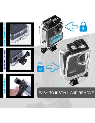 Funda Impermeable para Cámara GoPro Max 45M Buceo Accesorios