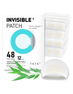 Parche para Acné TKTK 12mm Hidrocoloide 48 Unidades