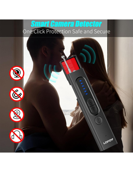 Detector de Cámaras Ocultas LOFOV X13 Inalámbrico Recargable