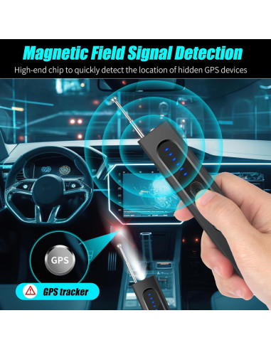 Detector de Cámaras Ocultas LOFOV X13 Inalámbrico Recargable