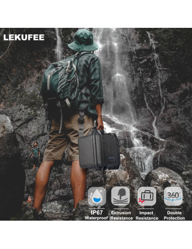 Funda Dura Impermeable Lekufee para GoPro Hero 13/12/11/10/9/8