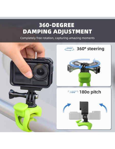 Soporte para Bicicleta BRDRC con Correa para GoPro y Osmo Pocket