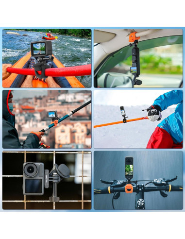 Soporte para Bicicleta BRDRC con Correa para GoPro y Osmo Pocket