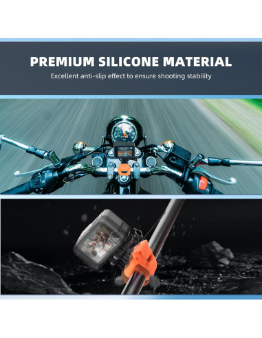 Soporte para Bicicleta BRDRC con Correa para GoPro y Osmo Pocket