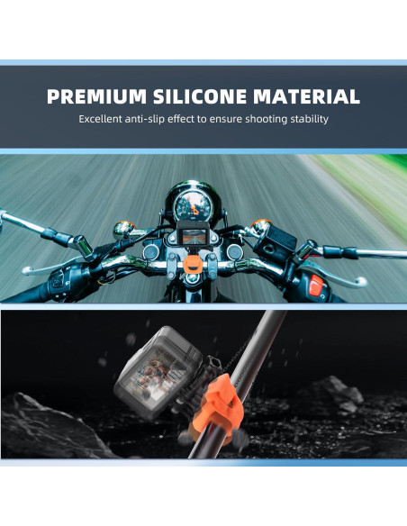 Soporte para Bicicleta BRDRC con Correa para GoPro y Osmo Pocket