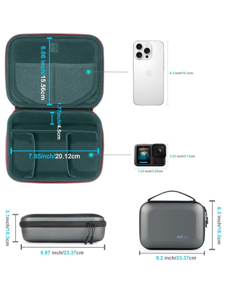 Funda Protectora Dura FitStill para Cámaras de Acción