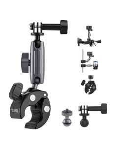 Soporte de Abrazadera TELESIN para Moto y Cámaras de Acción