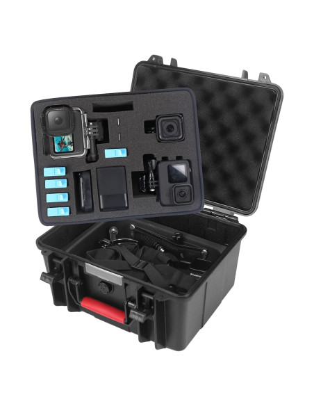 Estuche Duro Impermeable Smatree GA700-3 para GoPro y DJI OSMO