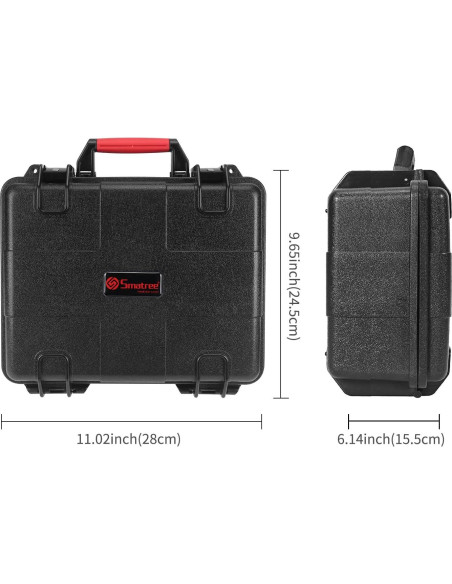 Estuche Duro Impermeable Smatree GA700-3 para GoPro y DJI OSMO