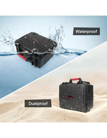 Estuche Duro Impermeable Smatree GA700-3 para GoPro y DJI OSMO